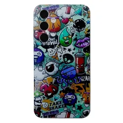 Coque Samsung Galaxy S26 Plus Motif Graffiti Sticker Bomb Coloré