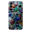Coque Samsung Galaxy S26 Plus Motif Graffiti Sticker Bomb Coloré