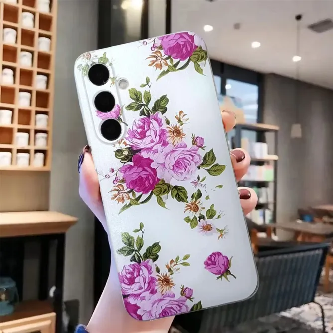 Coque Samsung Galaxy S26 Plus Roses Pivoines Vintage