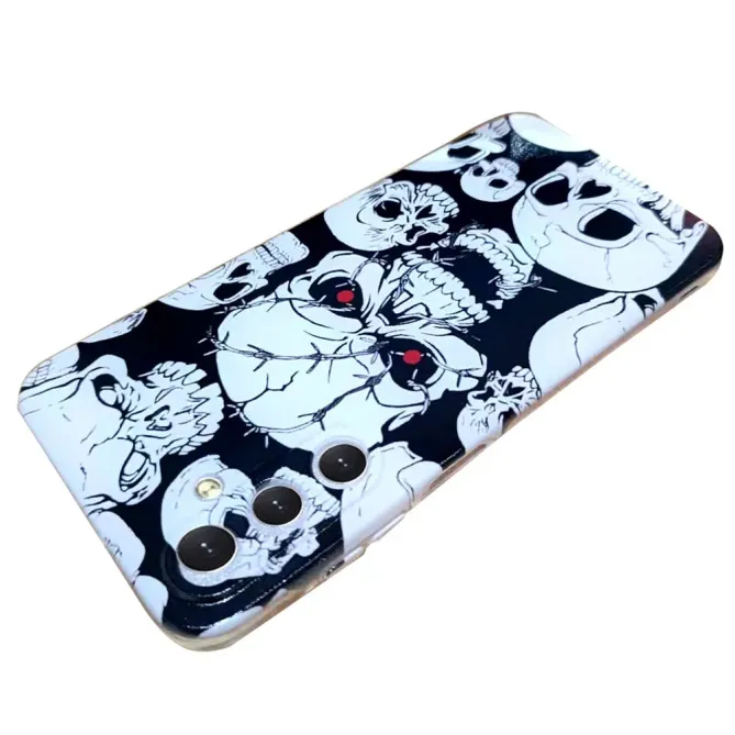 Coque Samsung Galaxy S26 Plus Têtes de Mort Gothique
