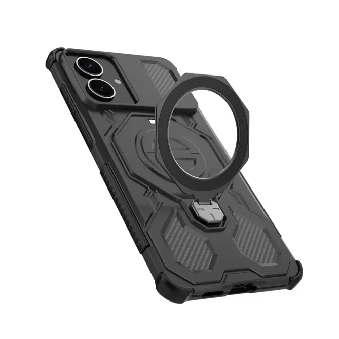 Coque Samsung Galaxy S26 Plus Antichoc avec Anneau Métallique