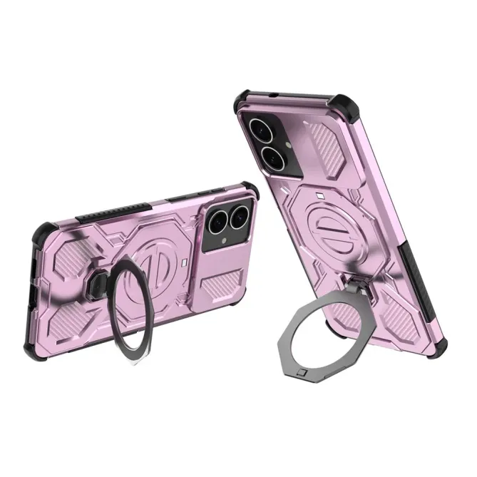 Coque Samsung Galaxy S26 Plus Antichoc avec Anneau Métallique