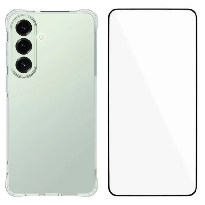 Pack Samsung Galaxy S26 Plus | Coque Coins Renforcés Transparente avec