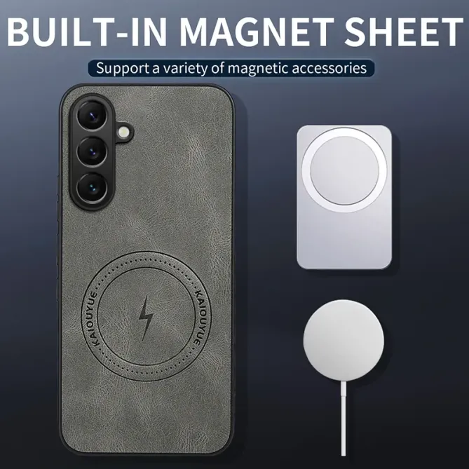 Coque Samsung Galaxy S26 Plus MagSafe Nappa avec 2 verre trempé