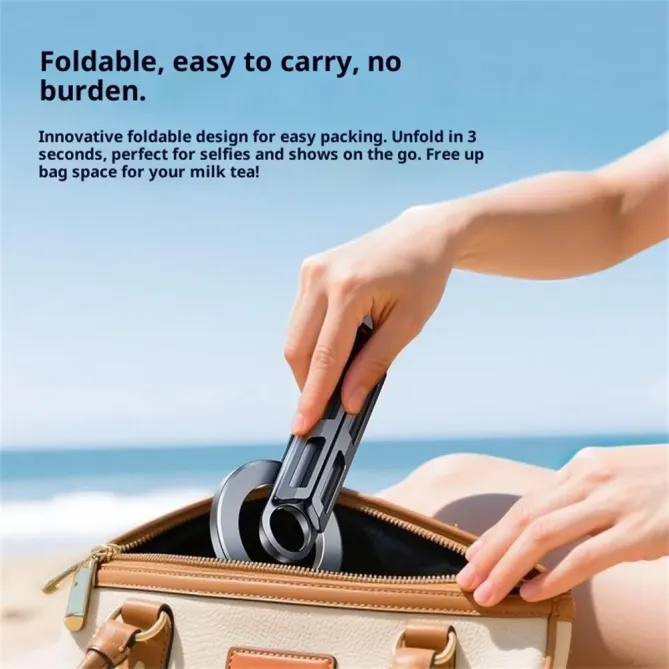 Trépied Bureau Magnétique Aluminium Pliable | MÉCA