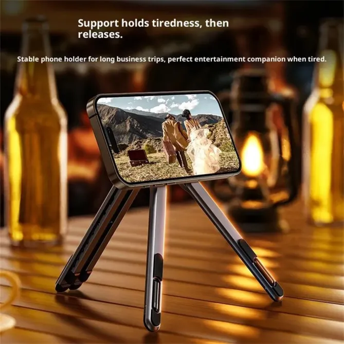 Support Bureau Portable Tablette Téléphone Aluminium Magnétique Pliabl