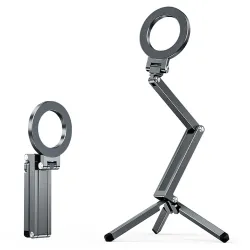 Support Téléphone Bureau Magnétique Pliable Multifonction | STUDIO