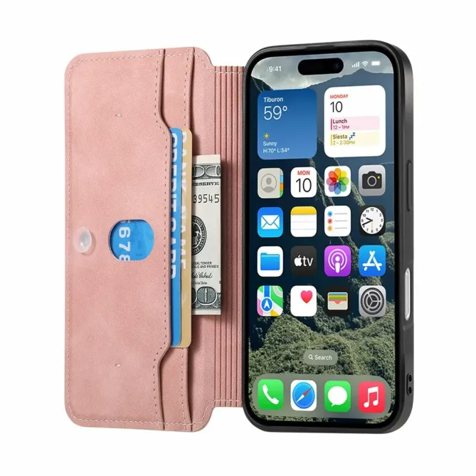 Housse iPhone 17 Portefeuille Zippé Détachable | CASENEO