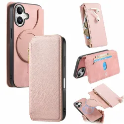 Housse iPhone 17 Portefeuille Zippé Détachable | CASENEO