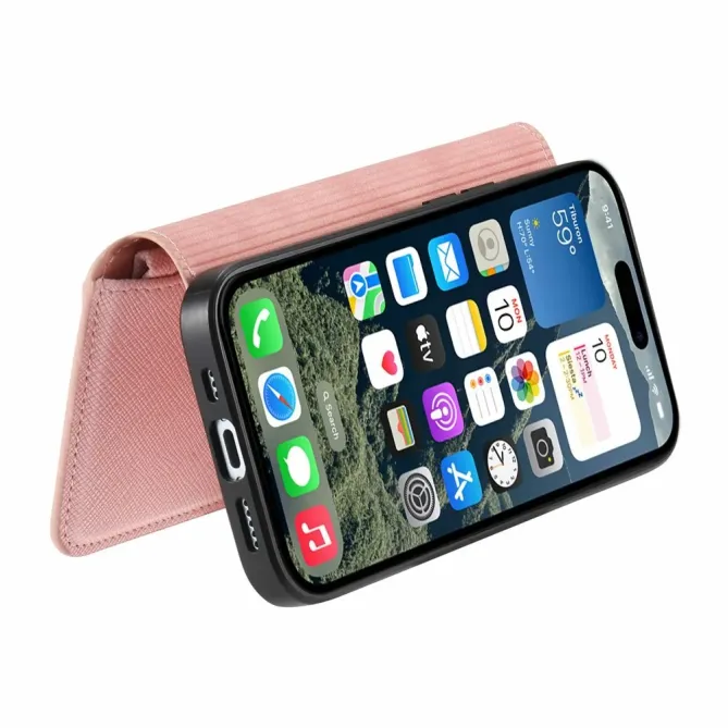 Housse iPhone 17 Portefeuille Zippé Détachable | CASENEO