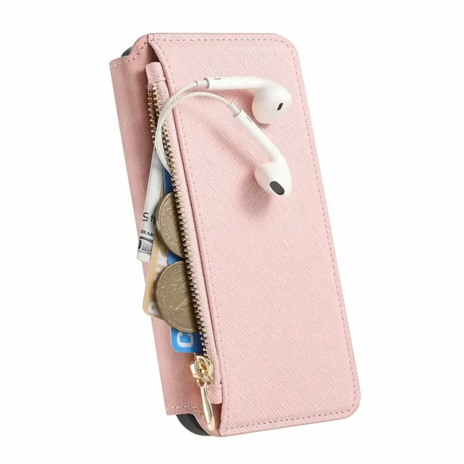 Housse iPhone 17 Portefeuille Zippé Détachable | CASENEO