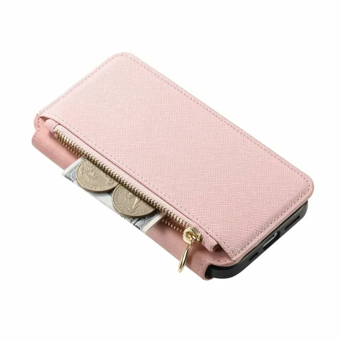 Housse iPhone 17 Portefeuille Zippé Détachable | CASENEO