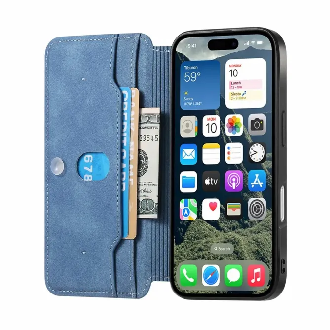 Housse iPhone 17 Portefeuille Zippé Détachable | CASENEO
