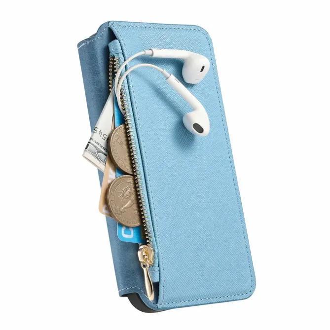 Housse iPhone 17 Portefeuille Zippé Détachable | CASENEO