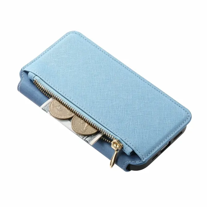 Housse iPhone 17 Portefeuille Zippé Détachable | CASENEO