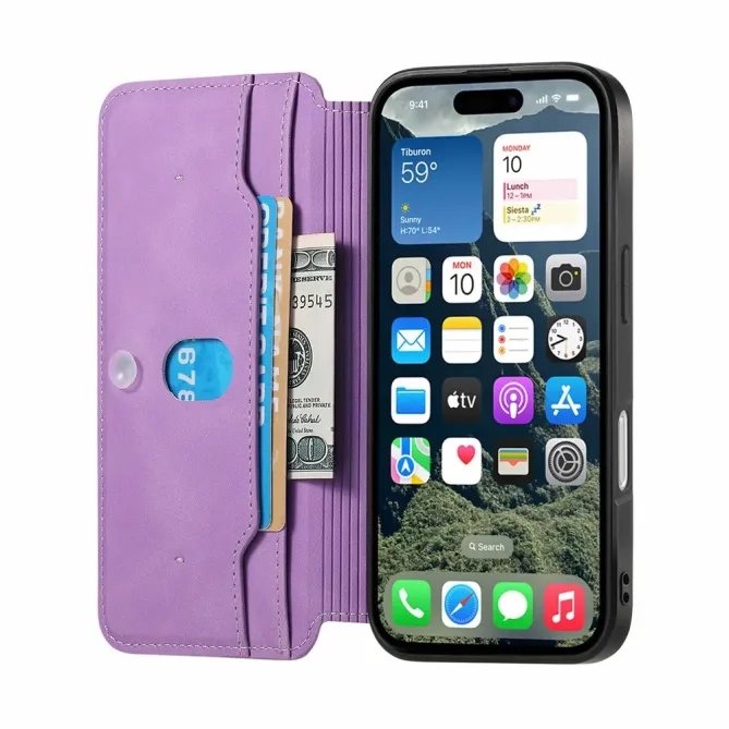 Housse iPhone 17 Portefeuille Zippé Détachable | CASENEO