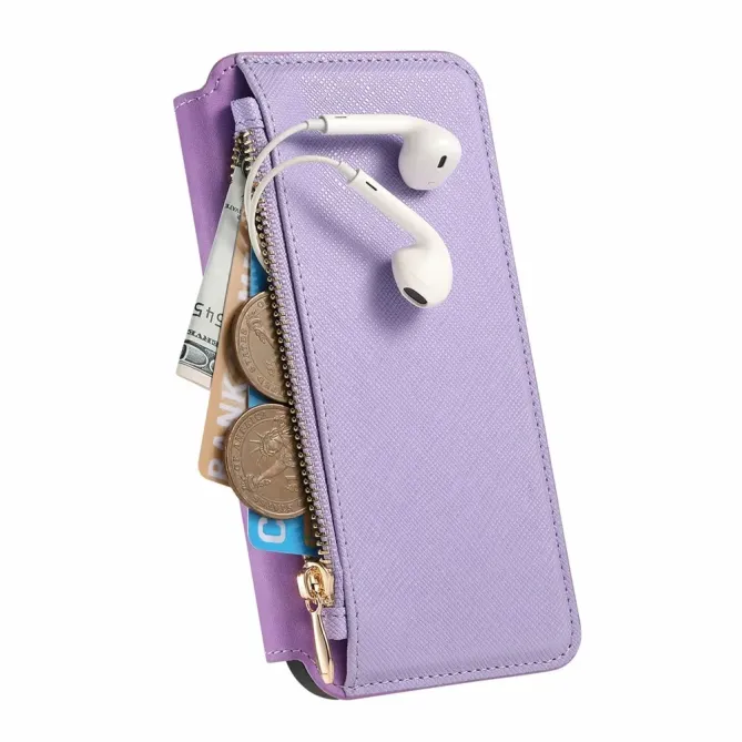 Housse iPhone 17 Portefeuille Zippé Détachable | CASENEO