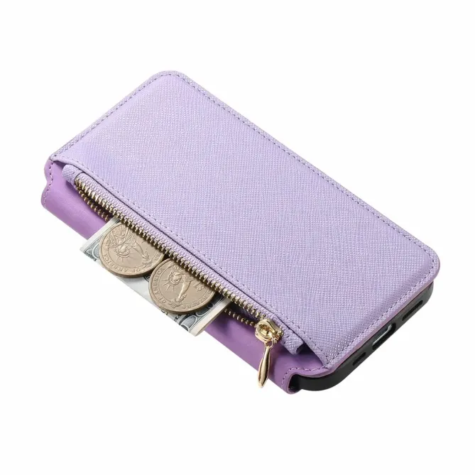 Housse iPhone 17 Portefeuille Zippé Détachable | CASENEO