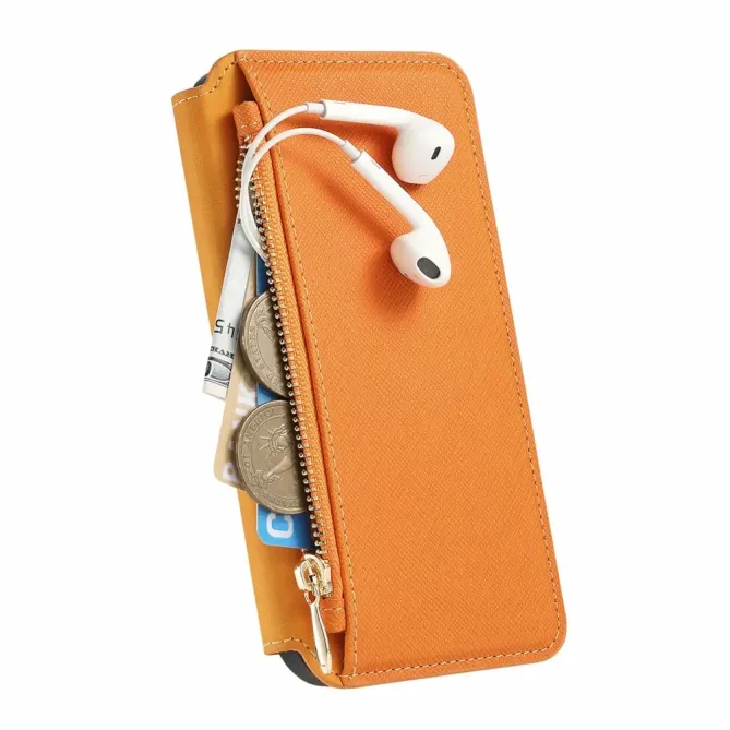 Housse iPhone 17 Portefeuille Zippé Détachable | CASENEO