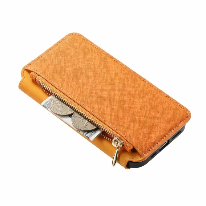 Housse iPhone 17 Portefeuille Zippé Détachable | CASENEO