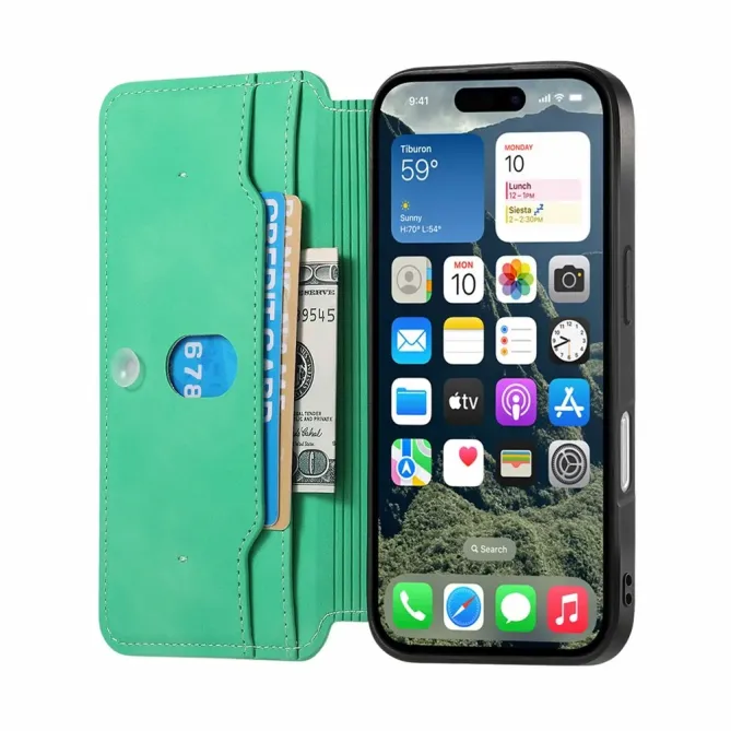Housse iPhone 17 Portefeuille Zippé Détachable | CASENEO