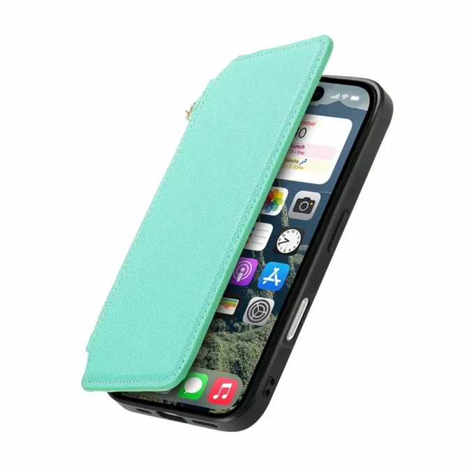 Housse iPhone 17 Portefeuille Zippé Détachable | CASENEO