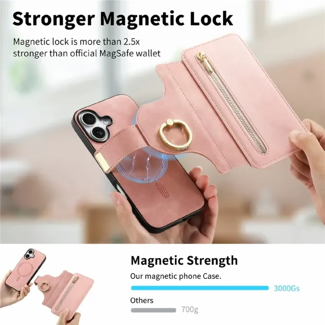 Housse iPhone 17 Portefeuille Zippé Modulable | COMPAGNON