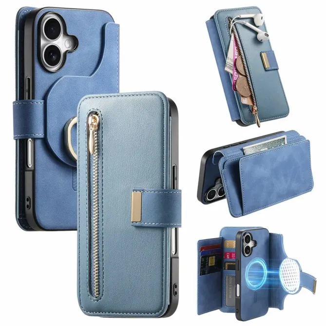Housse iPhone 17 Portefeuille Zippé Modulable | COMPAGNON