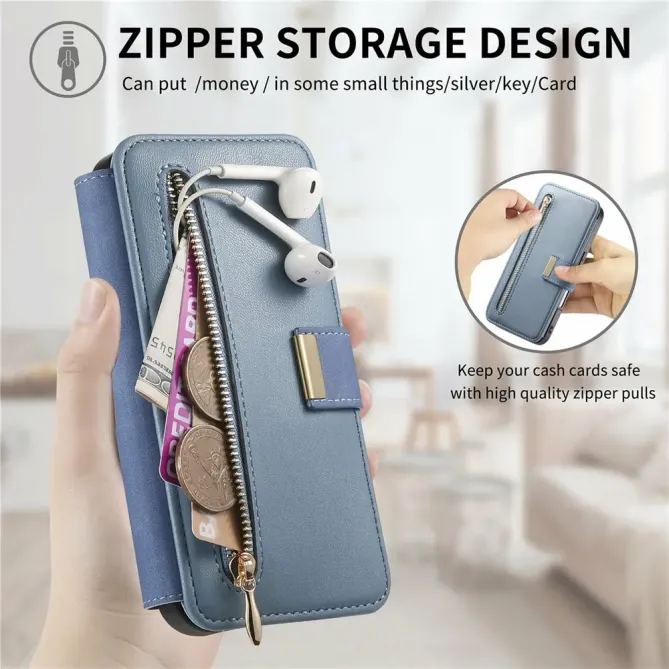 Housse iPhone 17 Portefeuille Zippé Modulable | COMPAGNON