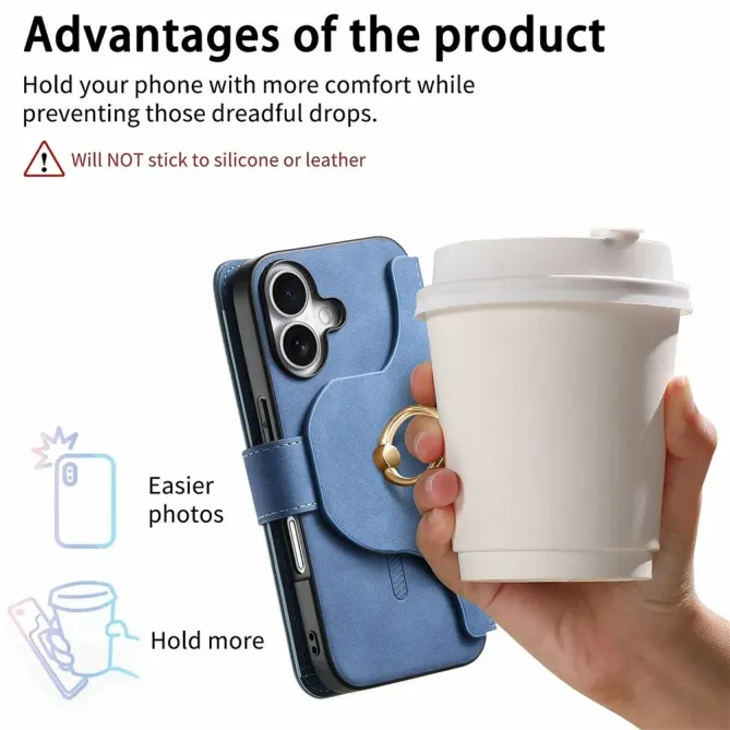 Housse iPhone 17 Portefeuille Zippé Modulable | COMPAGNON