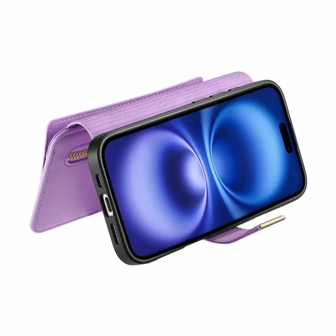 Housse iPhone 17 Portefeuille Zippé Modulable | COMPAGNON