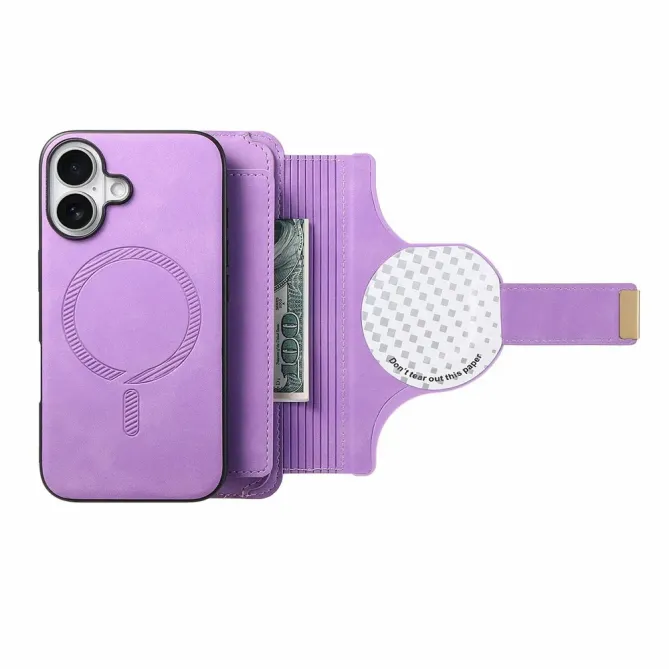 Housse iPhone 17 Portefeuille Zippé Modulable | COMPAGNON