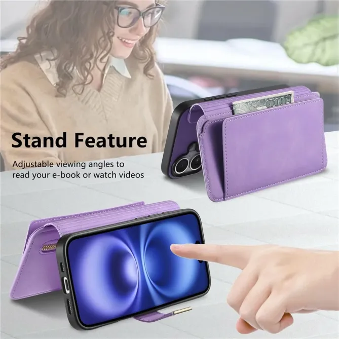 Housse iPhone 17 Portefeuille Zippé Modulable | COMPAGNON