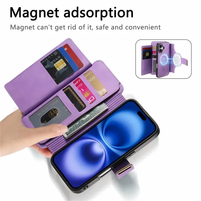 Housse iPhone 17 Portefeuille Zippé Modulable | COMPAGNON