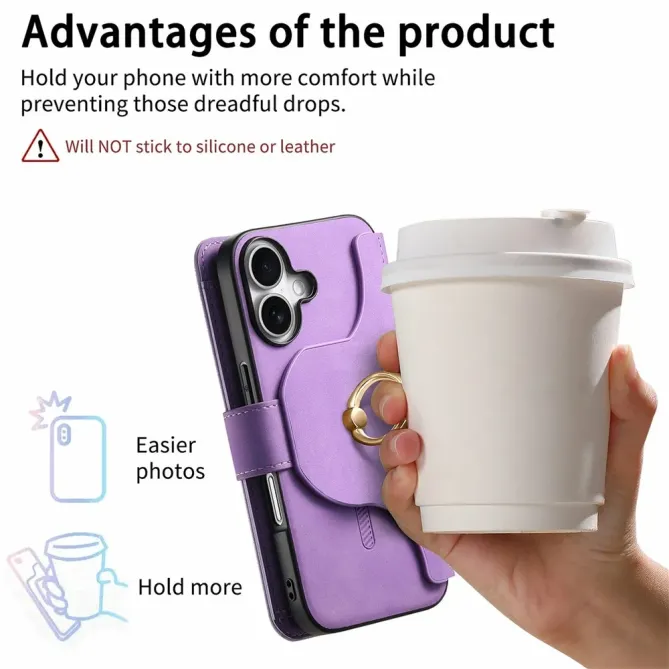 Housse iPhone 17 Portefeuille Zippé Modulable | COMPAGNON
