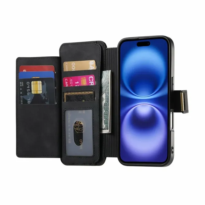 Housse iPhone 17 Portefeuille Zippé Modulable | COMPAGNON