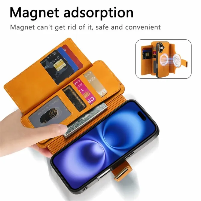 Housse iPhone 17 Portefeuille Zippé Modulable | COMPAGNON
