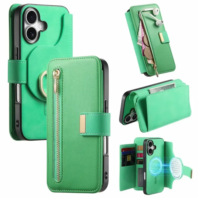 Housse iPhone 17 Portefeuille Zippé Modulable | COMPAGNON