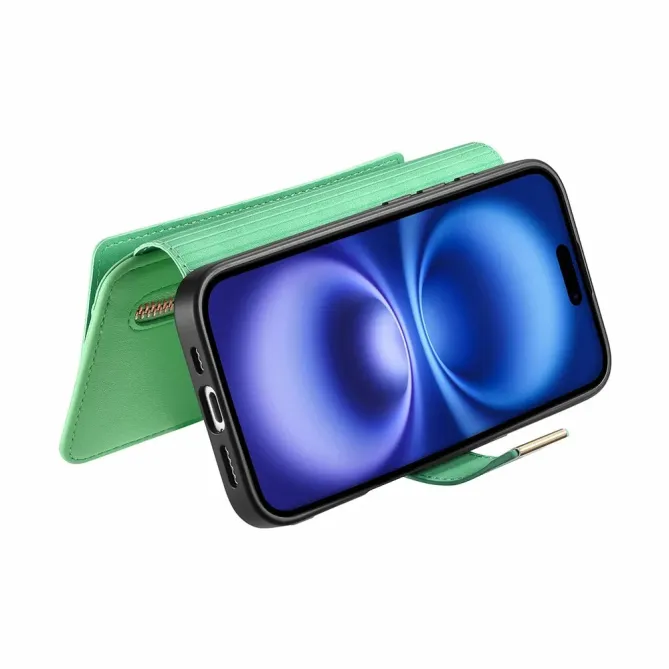 Housse iPhone 17 Portefeuille Zippé Modulable | COMPAGNON