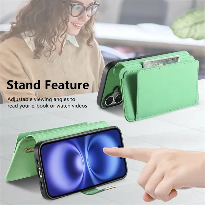Housse iPhone 17 Portefeuille Zippé Modulable | COMPAGNON