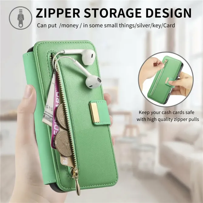 Housse iPhone 17 Portefeuille Zippé Modulable | COMPAGNON