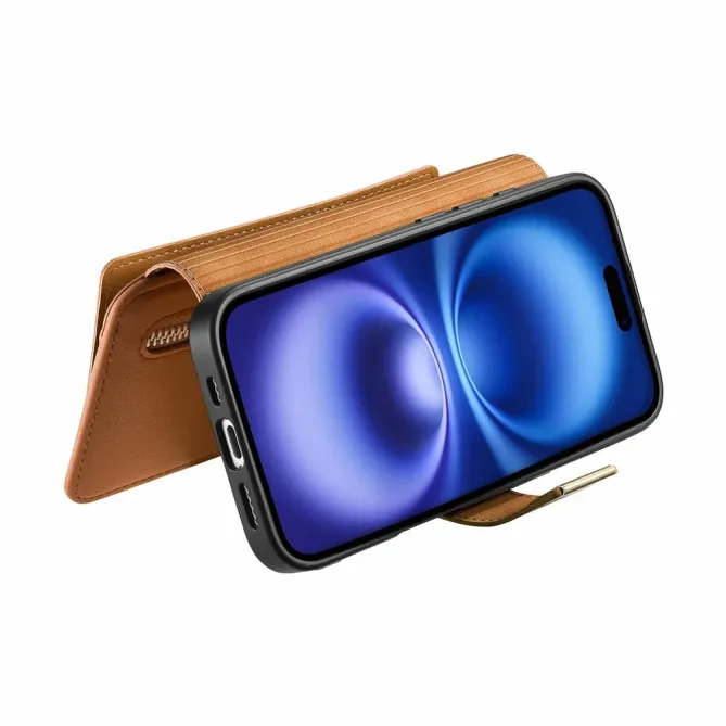 Housse iPhone 17 Portefeuille Zippé Modulable | COMPAGNON