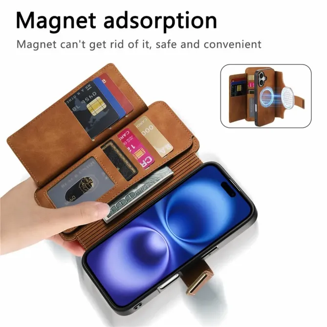 Housse iPhone 17 Portefeuille Zippé Modulable | COMPAGNON