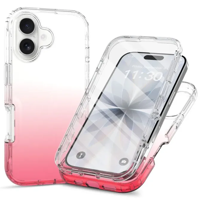 Coque iPhone 17 Intégrale Transparente Dégradée | 360-CLEAR