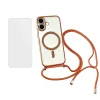 Pack Coque iPhone 17 MagSafe Cordon Verre Trempé Bords Galvanisés