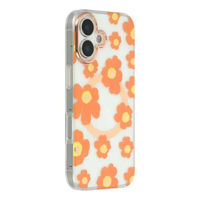 Coque iPhone 17 MagSafe Fleurs Marguerites