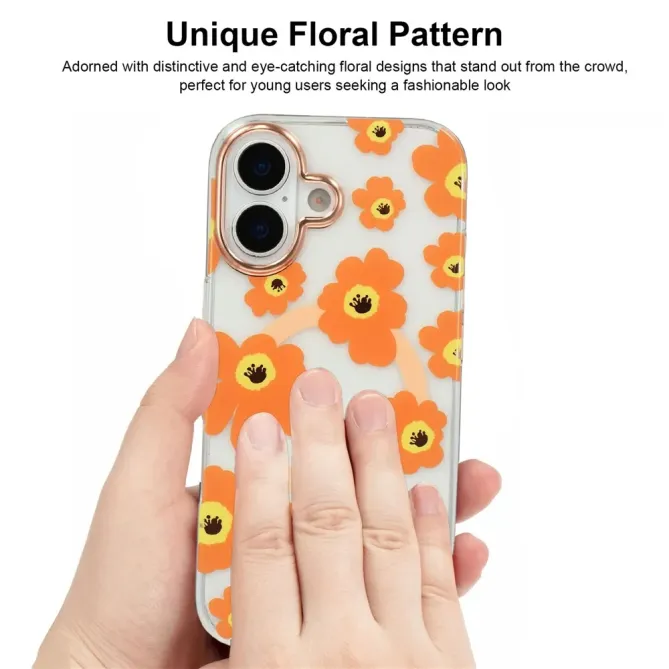Coque iPhone 17 MagSafe Fleurs Marguerites