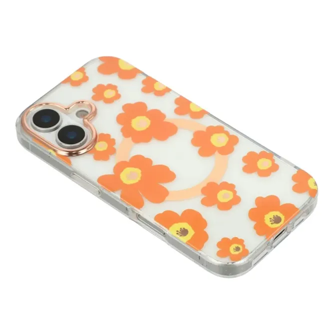 Coque iPhone 17 MagSafe Fleurs Marguerites