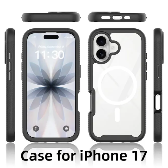 Coque iPhone 17 Transparente Bumper Robuste