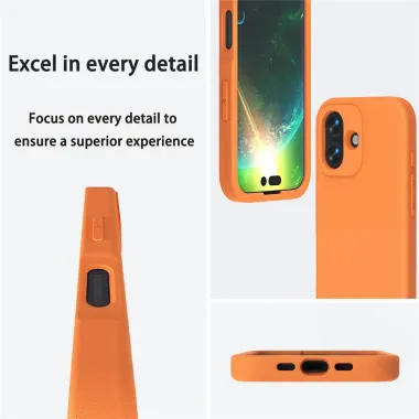 Coque iPhone 17 EVA Antichoc Souple Protection Caméra Renforcée Orange - photo 9